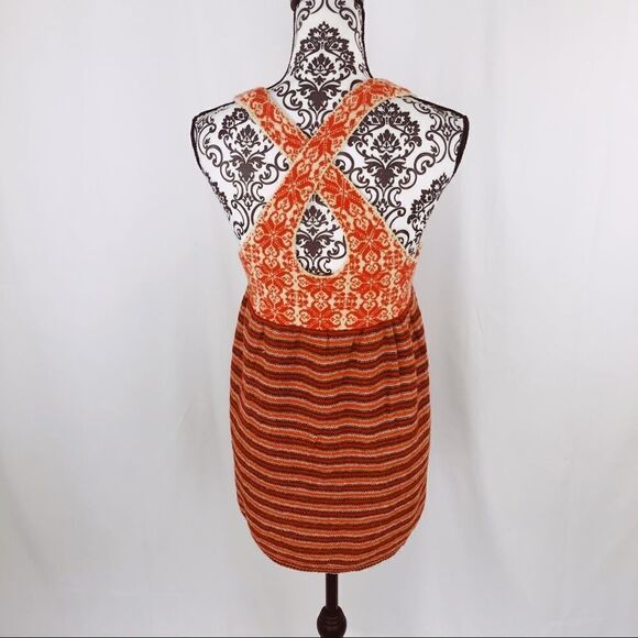 Free People Wool Blend Babydoll Multiprint Tunic Top - Picture 4 of 7